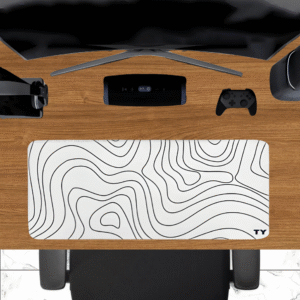 Topographical mouse pad White