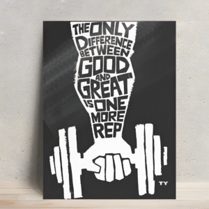 Do more reps Metal Poster