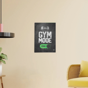 Gym Mode on Paper Poster